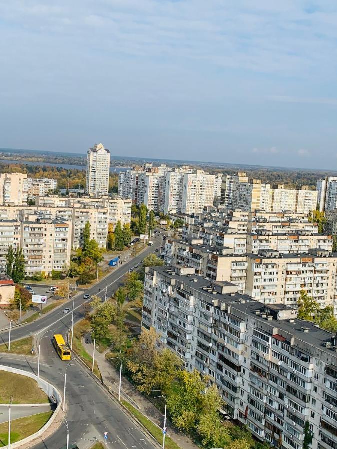 Penthouse Apartment Panoramic View Kiev Esterno foto